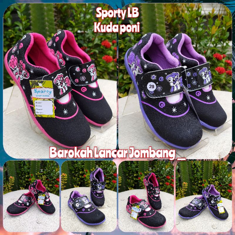 SEPATU ANAK TK WARNA KUDA PONY 07 SIZE 26-30 SPORTY LB