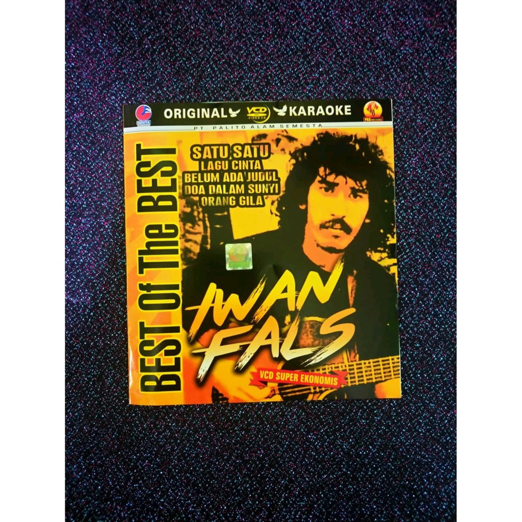 kaset VCD original Lagu Karaoke Terbaik  Best Of The Best IWAN FALS