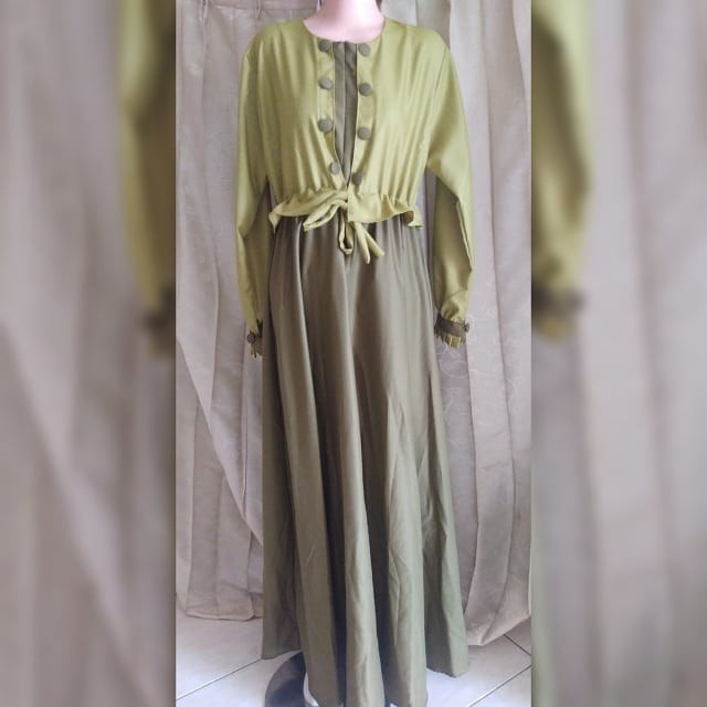 Gamis Model Rompi Ikat