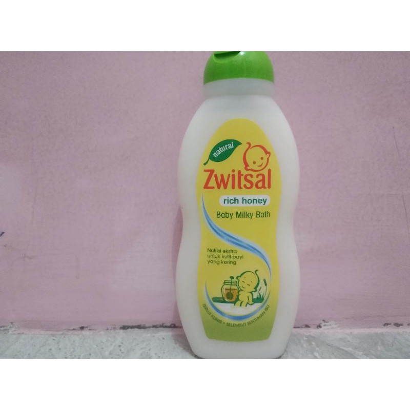Zwitsal Natural Baby Bath 2in1 Hair &amp; Body, Rich Honey 200ml Tub