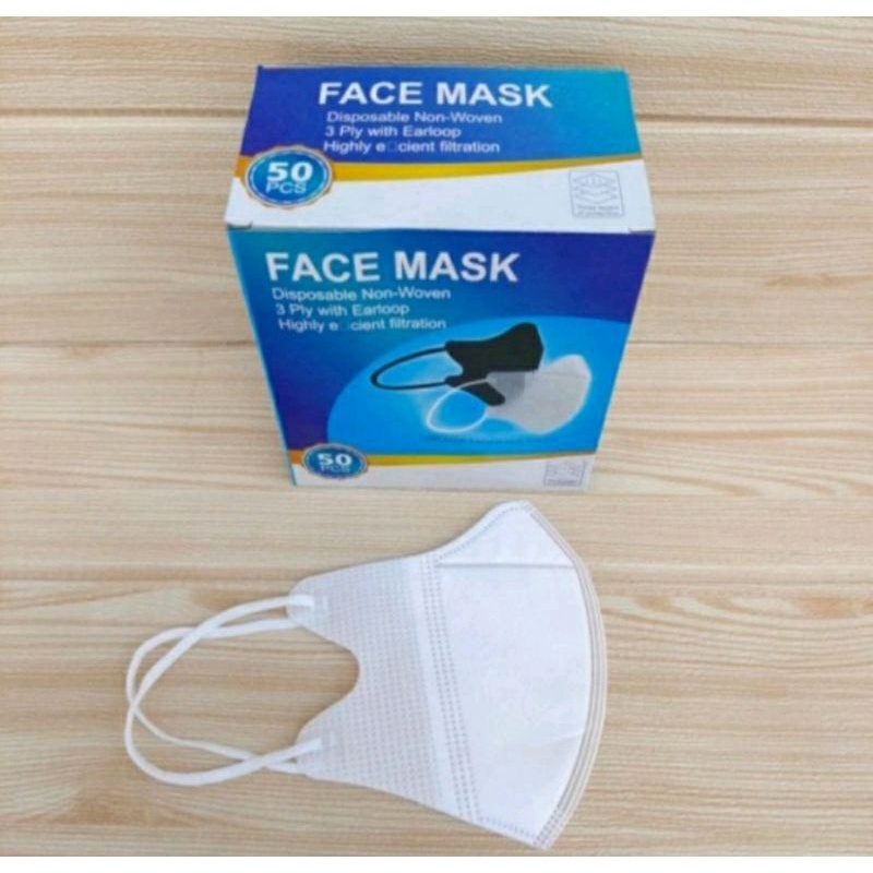 Murah lebay//Masker duckbill 3ply isi 50pcs mirip sensi/masker