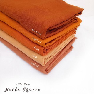 [Part 2] BELLA SQUARE NECI JILBAB HIJAB KERUDUNG SEGIEMPAT POLYCOTTON POLOS FASHION