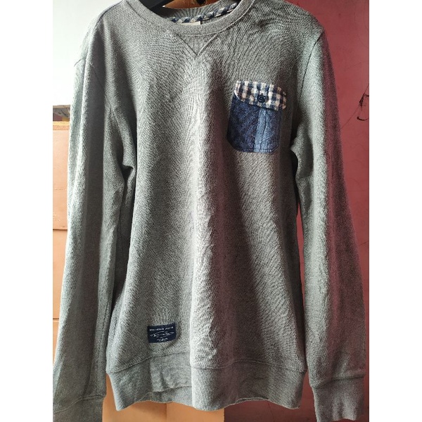 thrift crewneck BIKE REPAIR SHOP