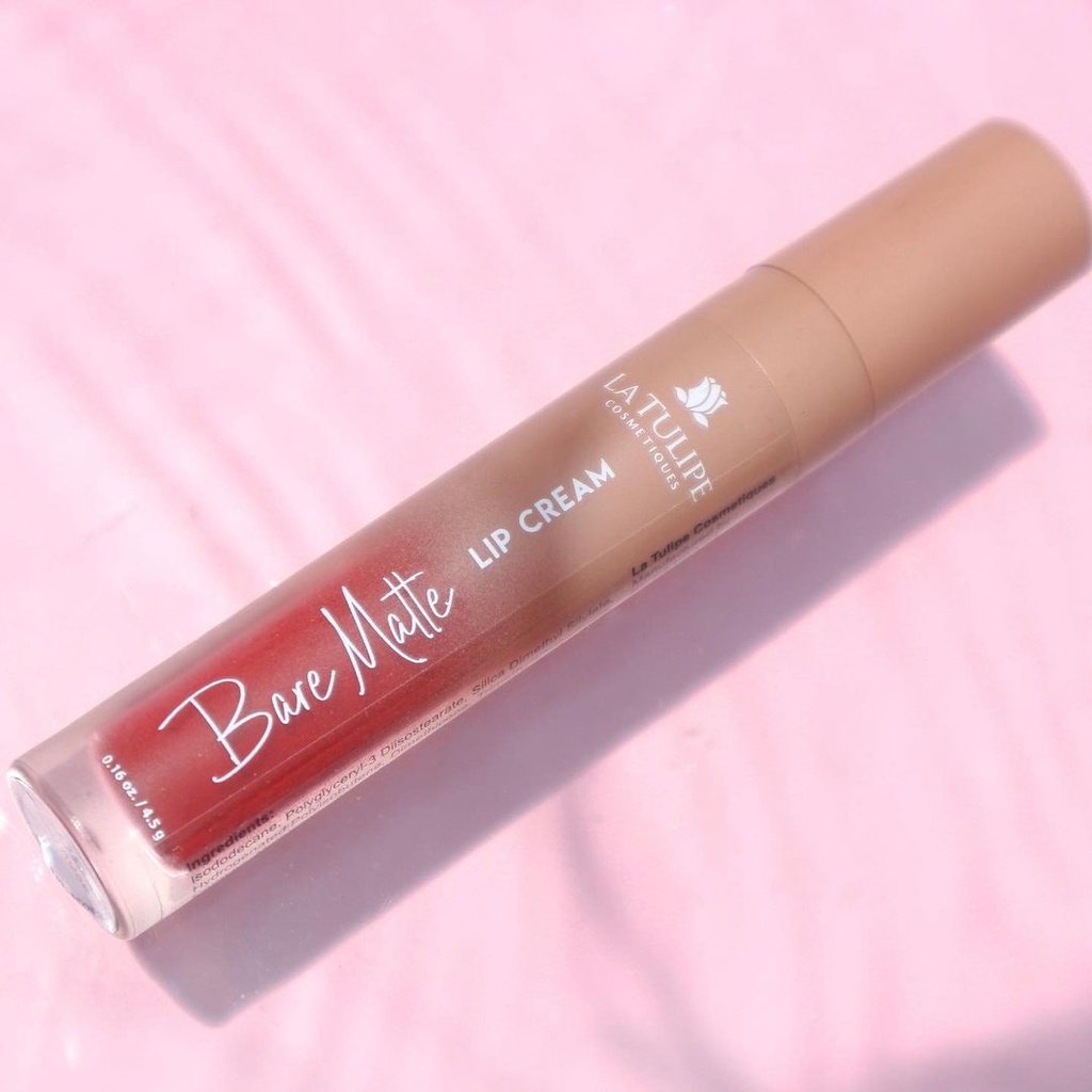 ❤ BELIA ❤ La Tulipe Bare Matte | Lite Matte Lip Cream 4.5g ( lipcream mate latulipe )