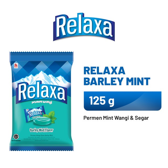 

RELAXA Barley Mint Permen Candy 1 Bag (50pcs x 2.5 gr)