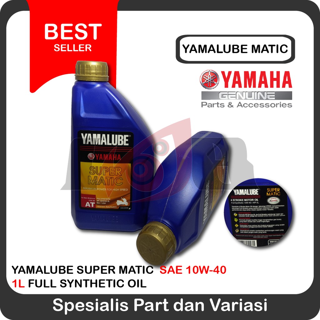 Yamalube Super Matic 10w40 Oli Mesin Motor Yamaha Matik 1L