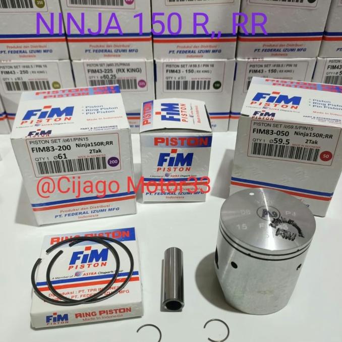 COD ORIGINAL Piston Kit /Ring Seher FiM 83 KAWASAKI Ninja 150 R,,RR -- OS-STD--200. - STD ( Type C )