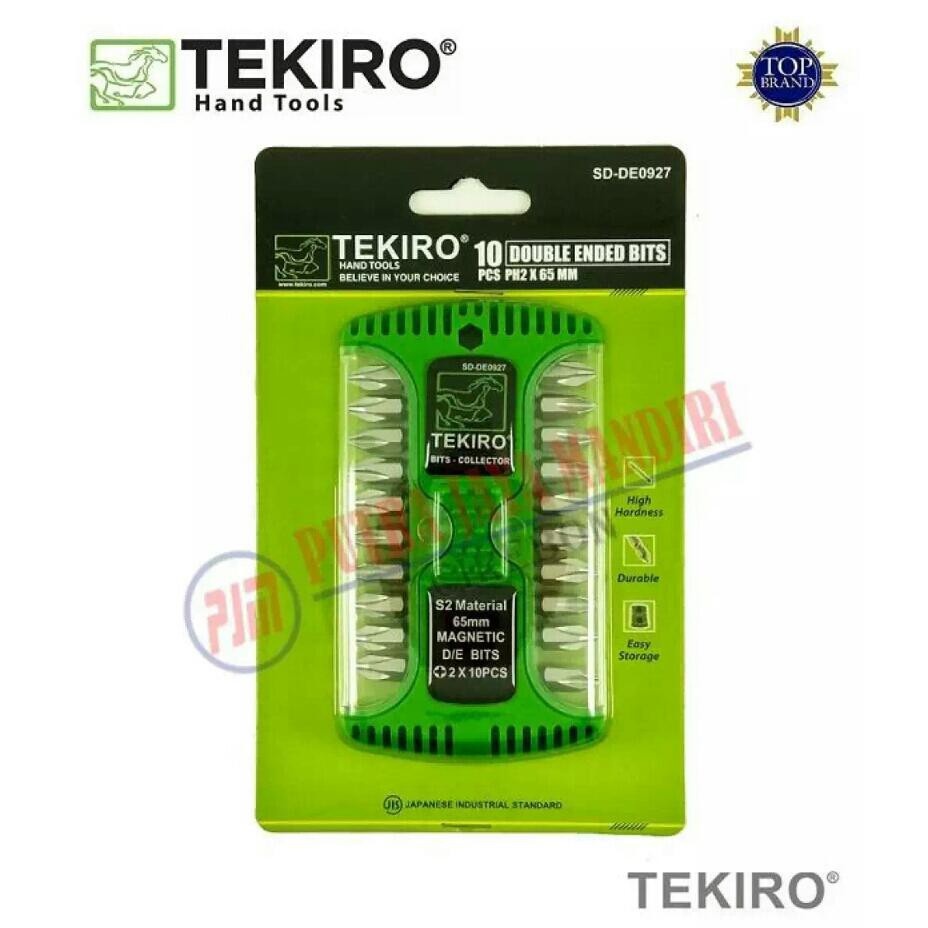 Tekiro Double Ended Screwdriver Bits / Mata Obeng Angin Sekrup Gipsum 65Mm PH 2