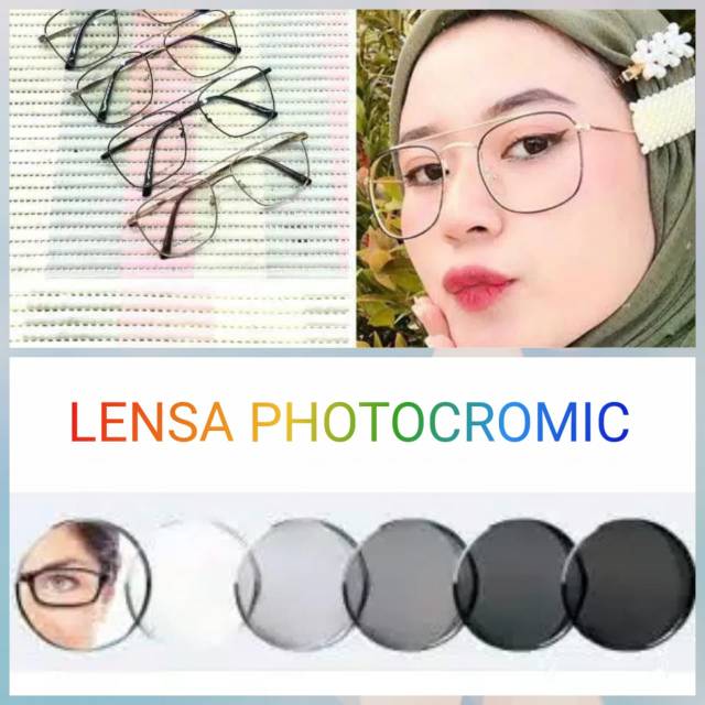 Paket frame+lensa.. Frame kacamata 3076
