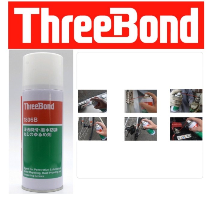 Threebond 1806B Lubricant Spray Pelumas Pembersih Serbaguna Anti Karat