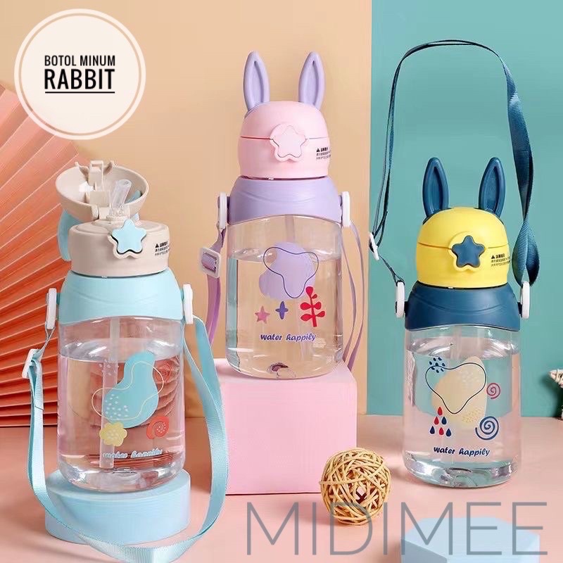 BOTOL MINUM ANAK KARAKTER RABBIT IMPORT 650ml