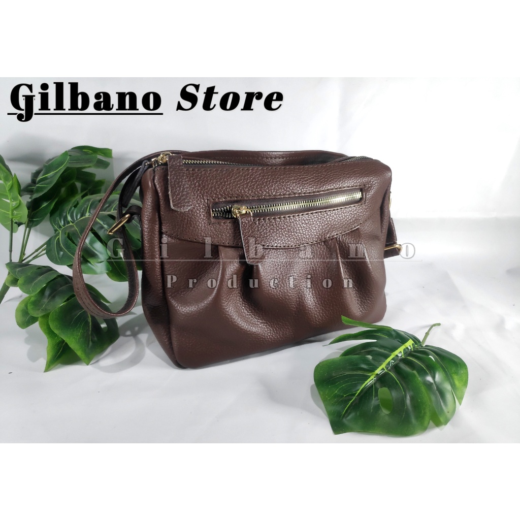 (SIZE XL) Tas Kulit Asli Garut Tas Wanita Tas Slempang Wanita