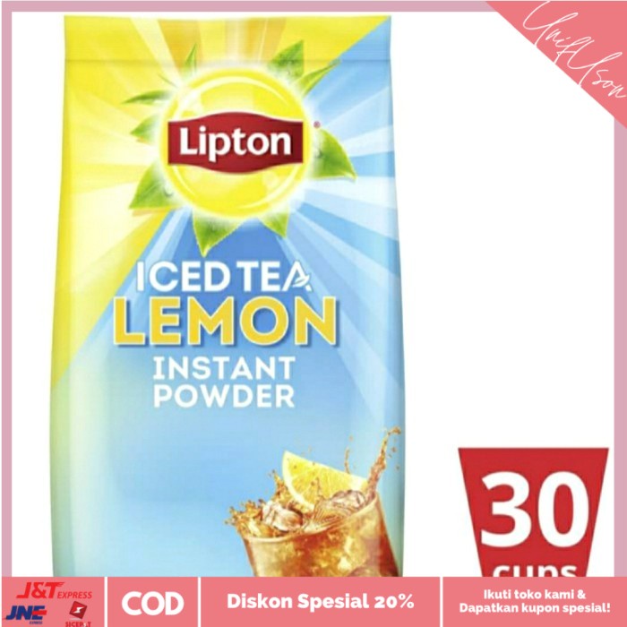 

⭐COD⭐ Lipton serbuk teh instant rasa lemon 510 gram