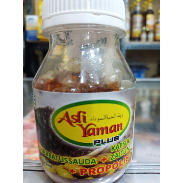 Habbatusaudah zaitun propolis asli yaman 3in1