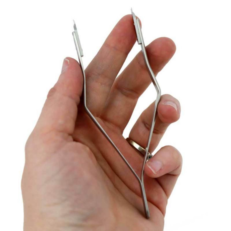 BERGEON 7825 PENJEPIT SPRINGBAR / SPRINGBAR REMOVER TWEEZERS