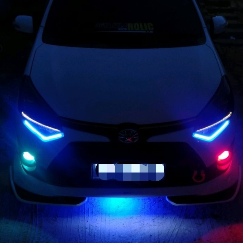 Lampu Led Alis Drl Flexsible 15,20,25,30,45 & 60cm Waterproof Universal 1biji-7