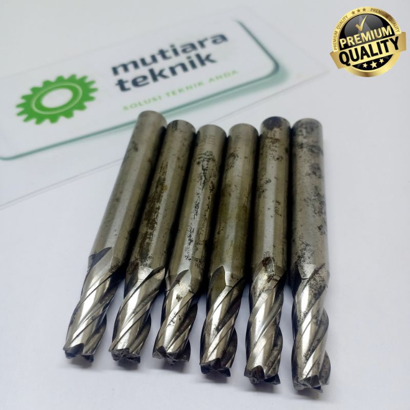 Osg Endmill HSS 8.3mm as 10mm 4 Flute Cnc Pisau Milling Bor Frais End Mill Osg merk campur