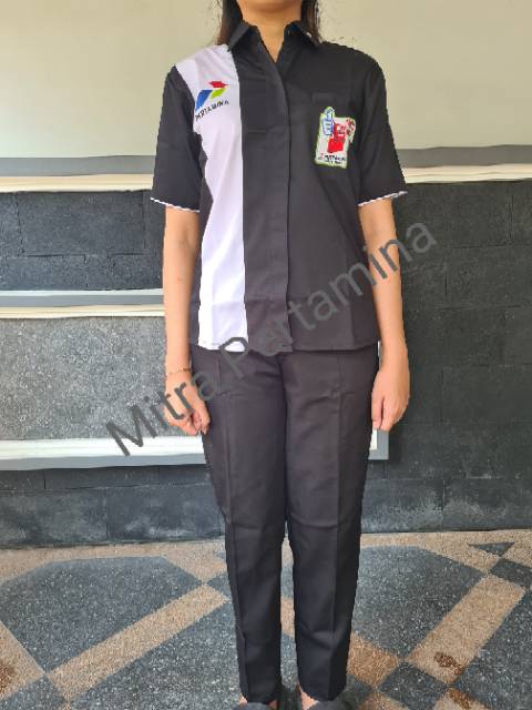 Seragam SPBU Pertamina (Operator, Manager) Wanita ukuran XXL dan XXXL