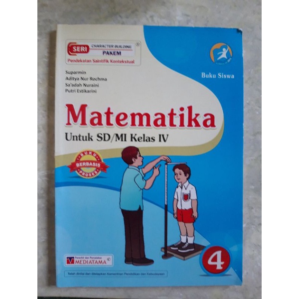 Mediatama Buku Siswa Matematika SD MI kelas 4