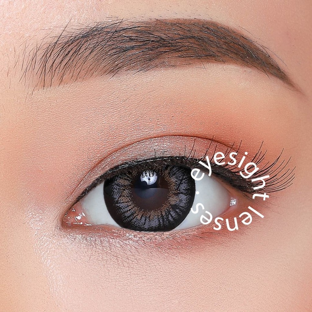 EYESIGHT LENSES Softlens Princess by EOS V-Check Gray (2pcs/sepasang)