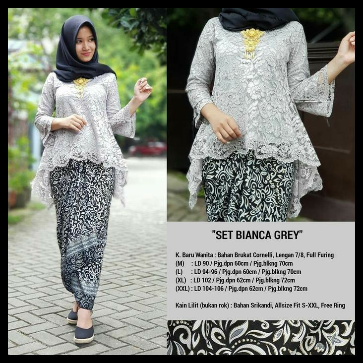 SB Collection Stelan Kebaya Amanda Dan Rok Lilit Maxi Jumbo Batik Wanita