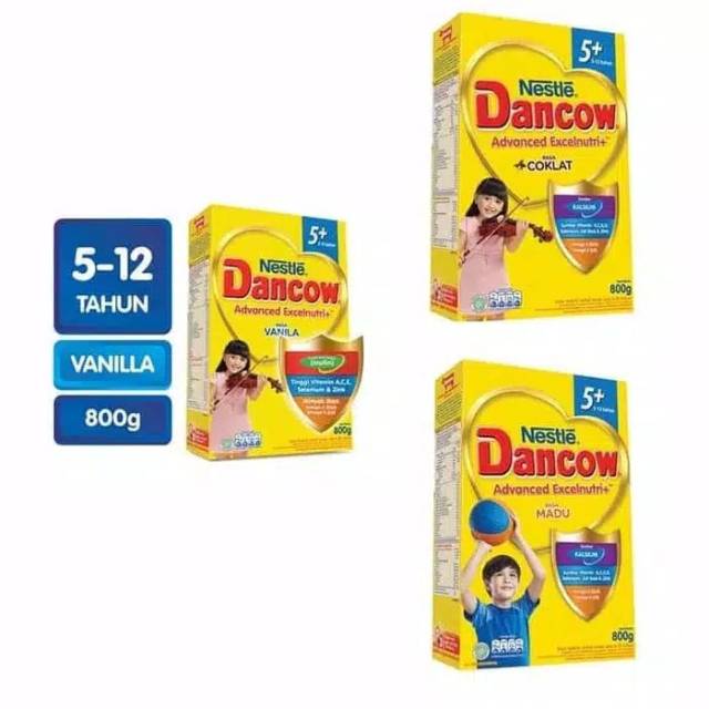 

DANCOW 5+ VANILLA/MADU/COKLAT