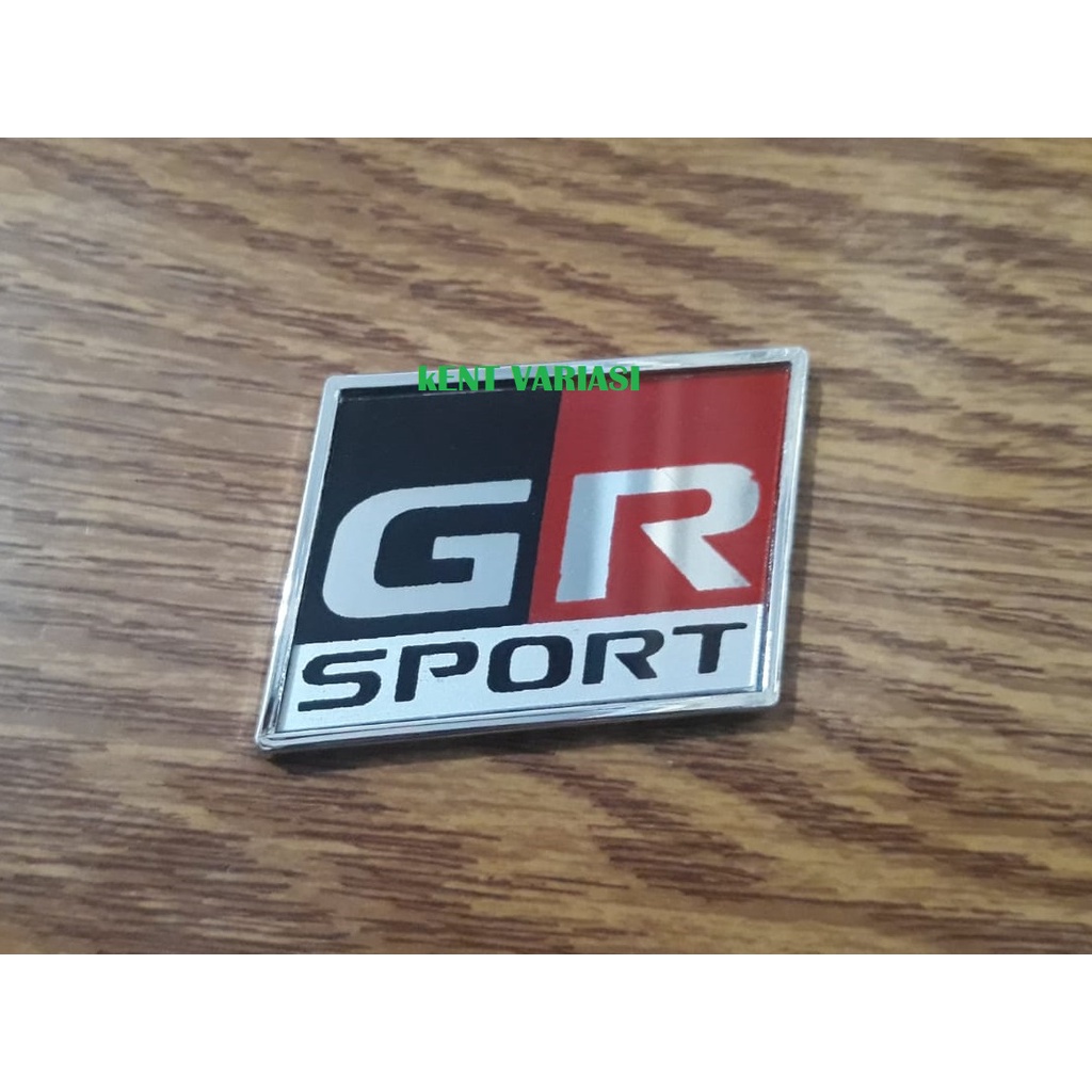 Emblem GR Sport Model Ori 5x3.5 cm Bahan Mika