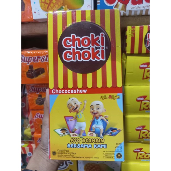

Choki - choki Chococashew upin ipin isi 20 pcs