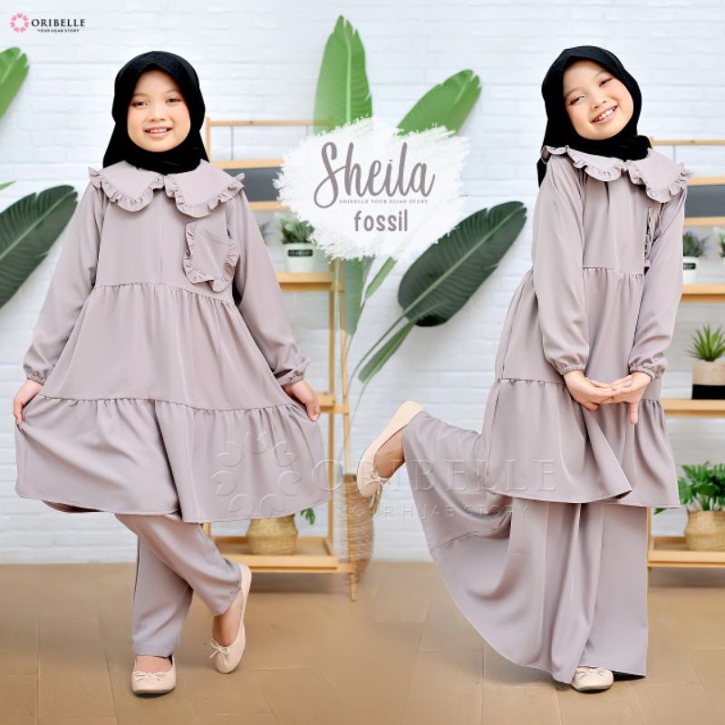 Set Tunik+Celana+Rok, SHEILA by Oribelle, setelan Couple, Setelan tunik celana, setelan remaja