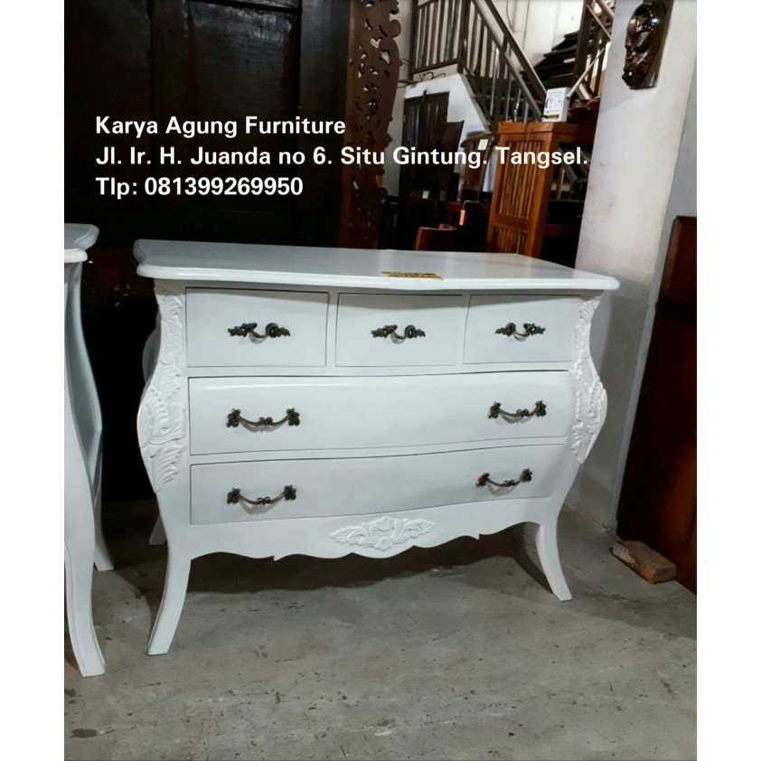 Nakas 5 Laci / Lemari Baju / Buffet