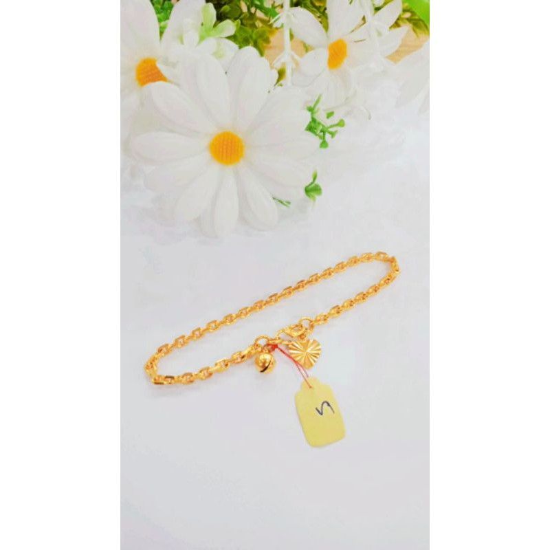 gelang emas asli kadar 375