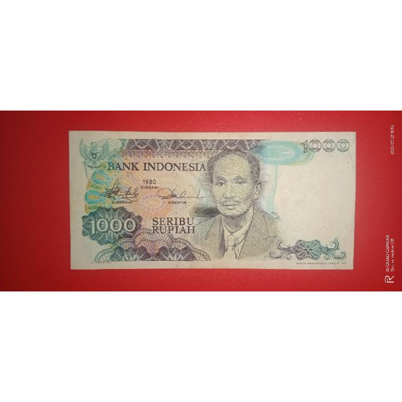 1000 rupiah soetomo