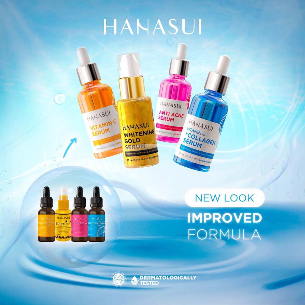 Hanasui Serum  Vitamin C New Look &amp; Improved Formula.