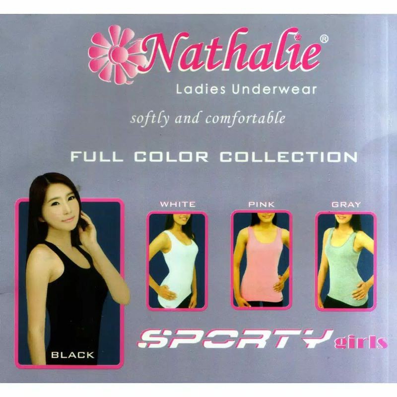 TANKTOP PREMIUM WANITA NATHALIE NTA750 / TANKTOP POLOS / 1PCS / TANKTOP TALI BESAR / TANKTOP WANITA-6
