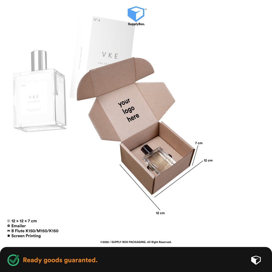 

KARDUS BOX PRINTING PARFUM + PARTISI 12x12x7 CM | Perfume Box