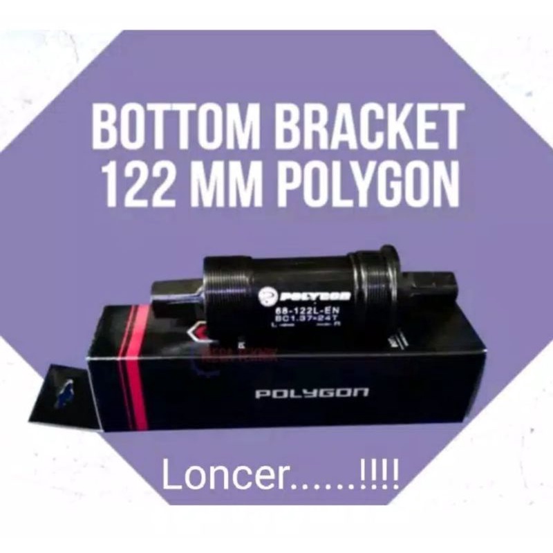 BB 122 Bottom Bracket 122mm Polygon