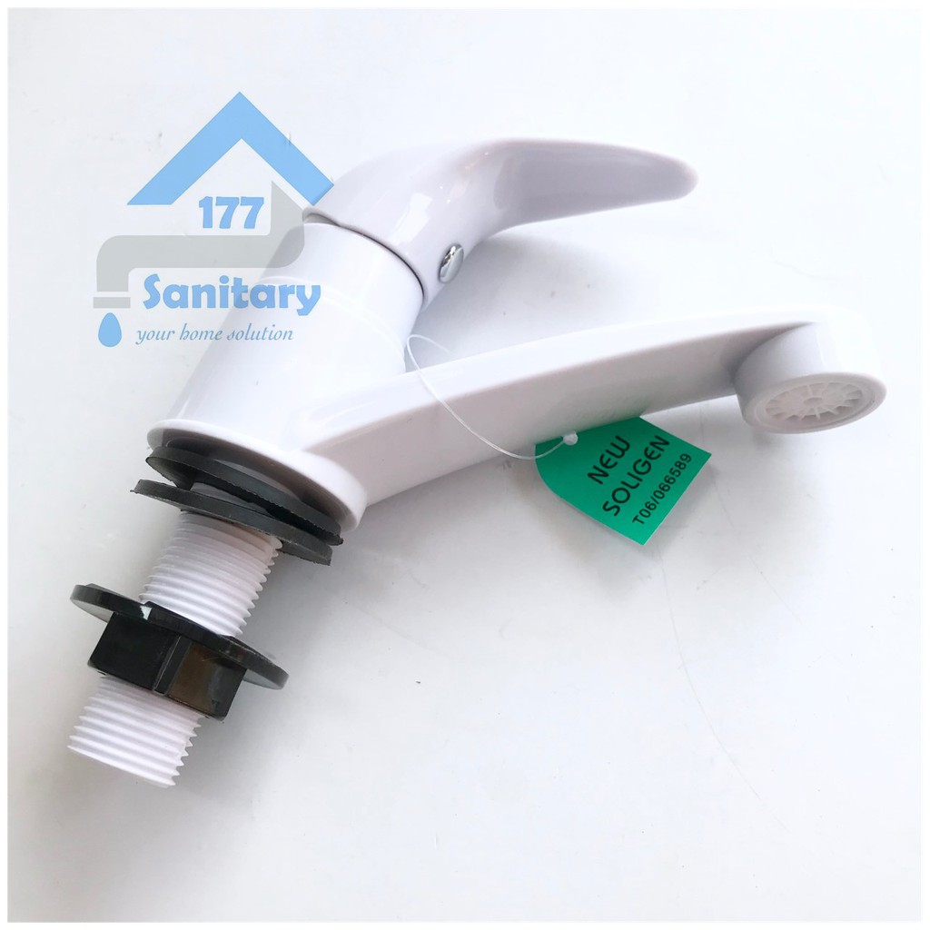 Kran Wastafel up down angkat Murah Plastik PVC Soligen W15-Keran Air Cuci Tangan Wastapel /G75