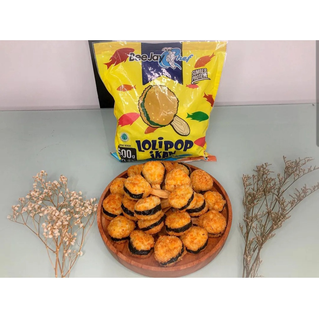 

beejay chef lolipop ikan 500 gram frozen food