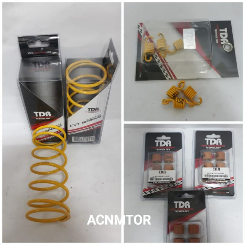 PAKETAN PER CVT TDR BEAT FI/ESP SCOPY FI VARIO 110 FI SPACY FI+ROLLER TDR+PERKAMPAS GANDA TDR
