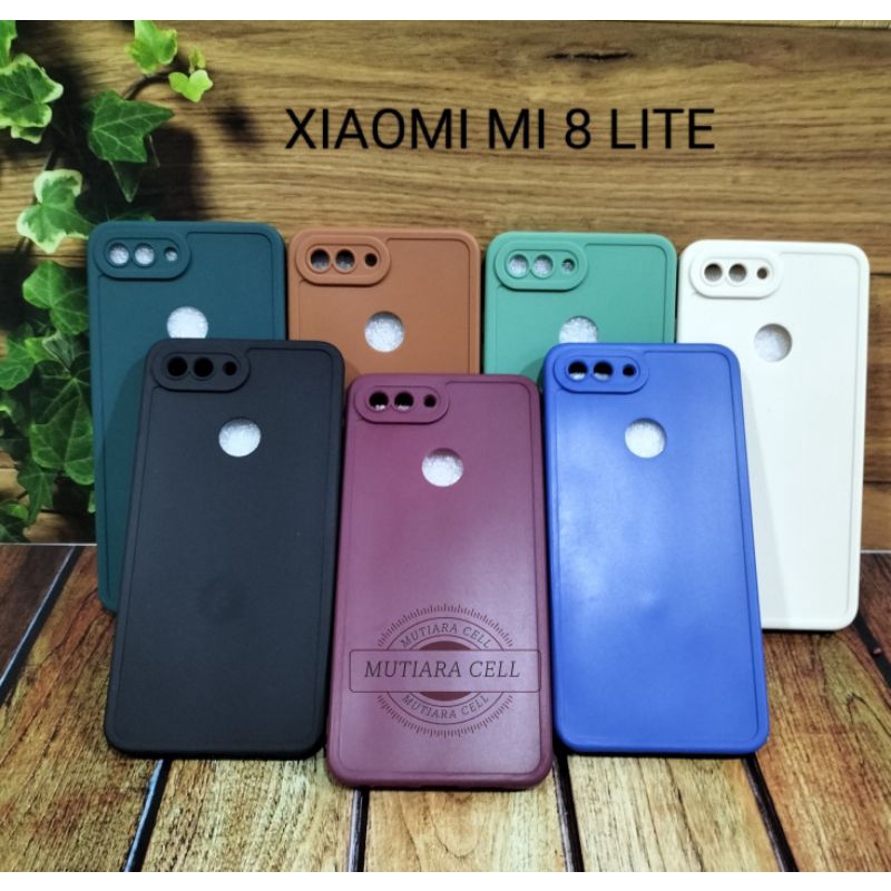 SOFTCASE XIAOMI MI 8 LITE CASE MATTE MACARON PRO CAMERA  XIAOMI MI 8 LITE