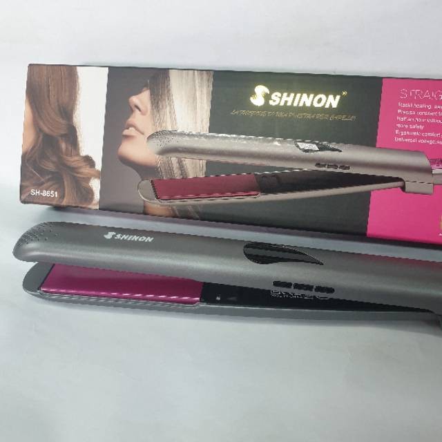 CATOK SHINON 8651 BISA LURUS DAN CURLY 2IN1 DIJAMIN AWET DAN BAGUS 100% ORIGINAL