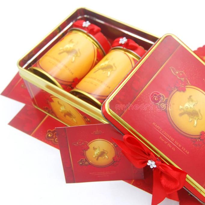 

BAYAR COD Hampers Kotak Kaleng Kue Kering Cookies Baju Imlek Stiker Label Toples TERJAMIN Kode 1392