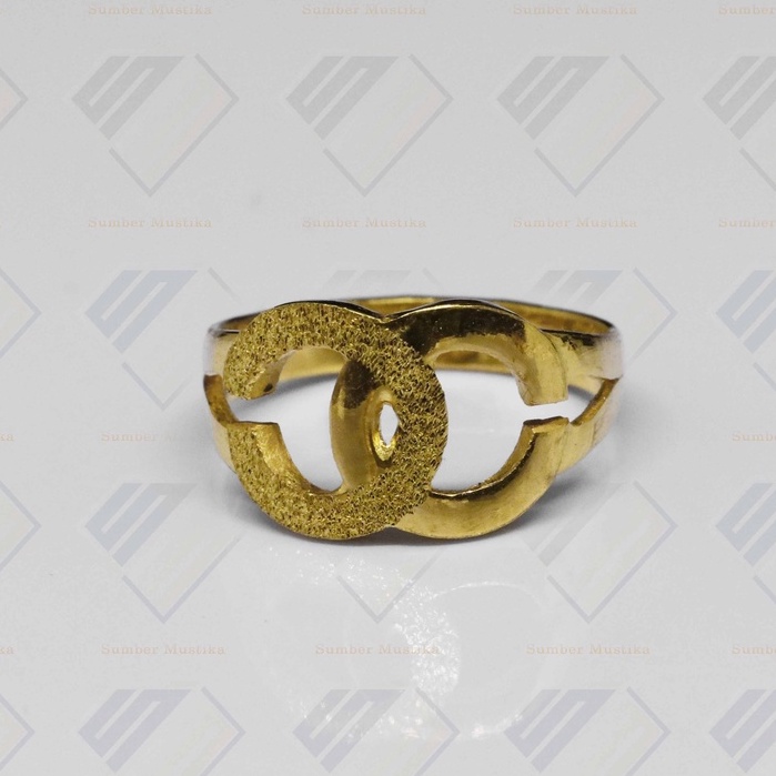 Cincin Emas 24 Karat Model Chanel