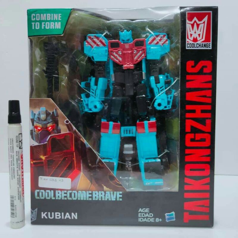 Mainan action figureTransformers hot spot Coolbecomebrave boxTaikongzhan kubiancool