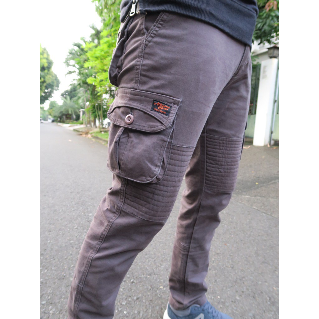 Celana Cargo Pria, Celana Impor Premium Garmen (bisa tukar size) sz 28-34