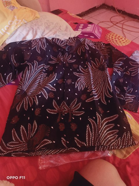 Batik Couple Keluarga Sania Ruffle Ori Ndoro Jowi Dnt