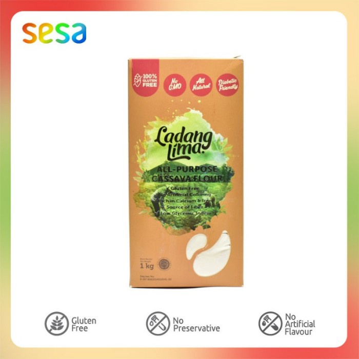 

PROMO [COD] Cassava Flour All Purpose Ladang Lima 1kg