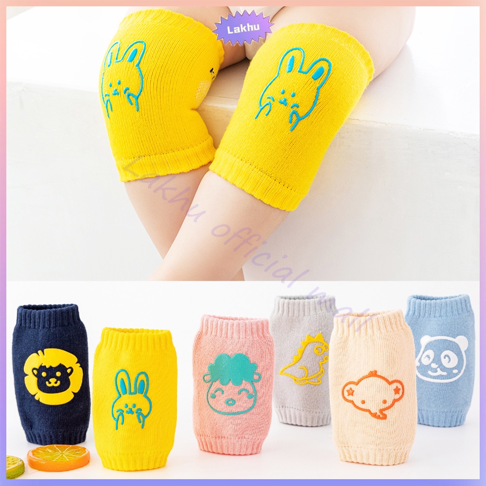 Lakhu kaos kaki pelindung lutut bayi anak merangkak anti slip/knee pad anak/kneepad bayi