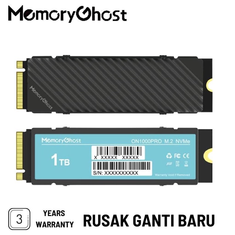 Memory Ghost SSD PCIe 4.0 Pro Gamers Edition 1 Tb