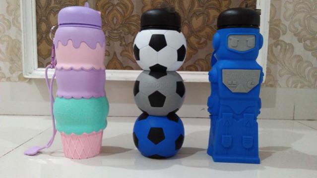 Sale!! Smiggle Ball Silicon Drink Bottle / Smiggle Icecream / Smiggle Silicon Squish Bottle